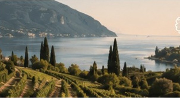 Landschaft der Region Gardasee / Lugana